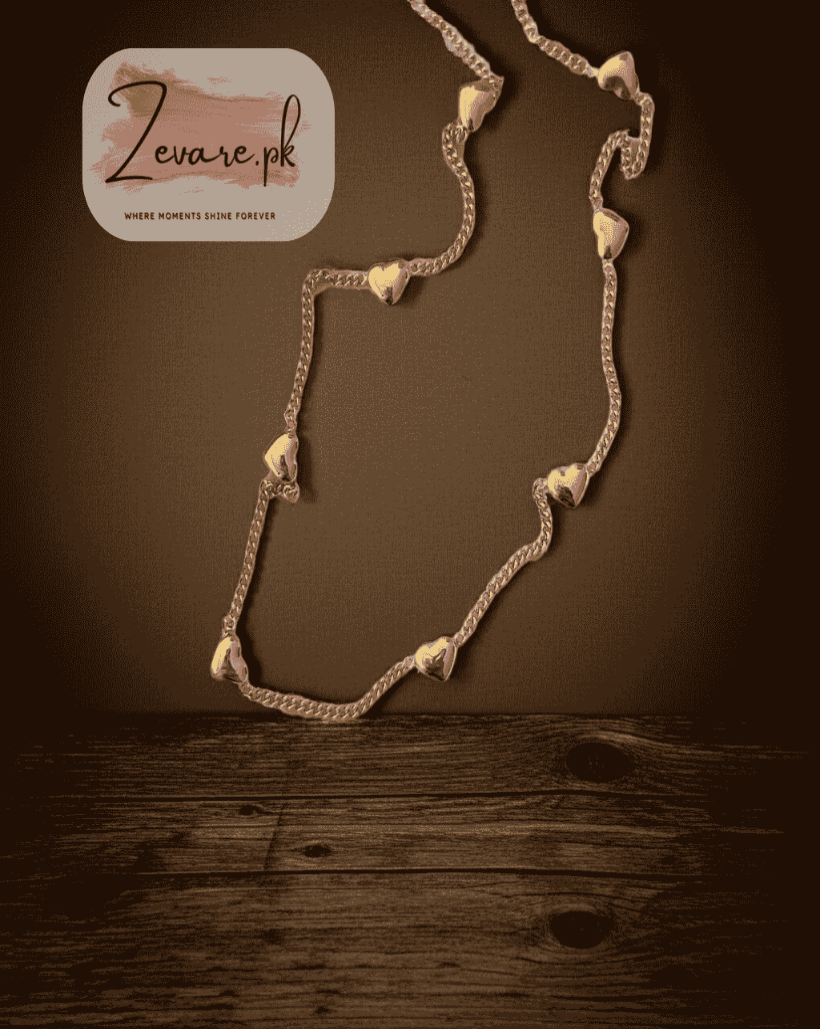 7 Heart Necklace – Zevare.pk- 7 Heart Necklace- Zevare.pk