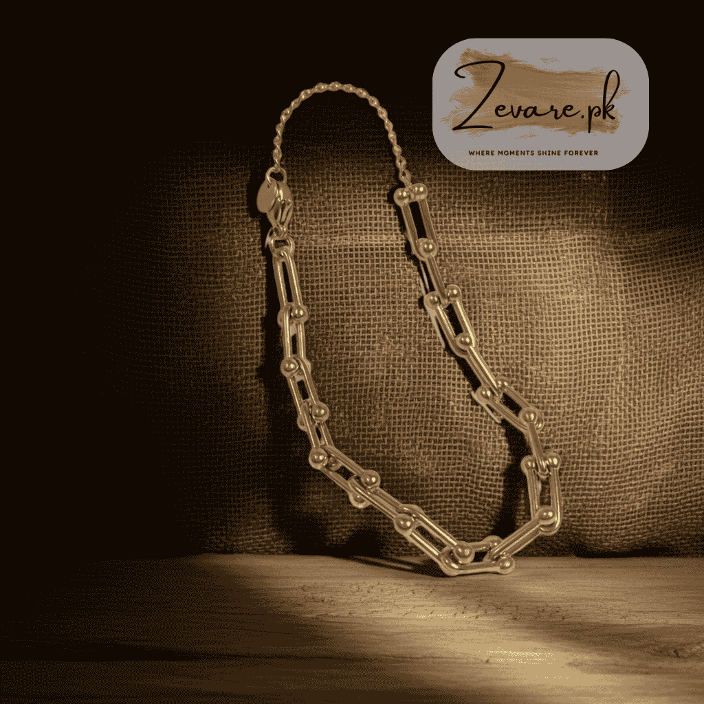 U Shape Chain Bracelet Zevare.pk