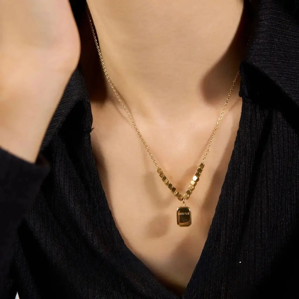 Bar Necklace – Simple, Sleek, and Always in Style Zevare.pk- Bar Necklace- Zevare.pk