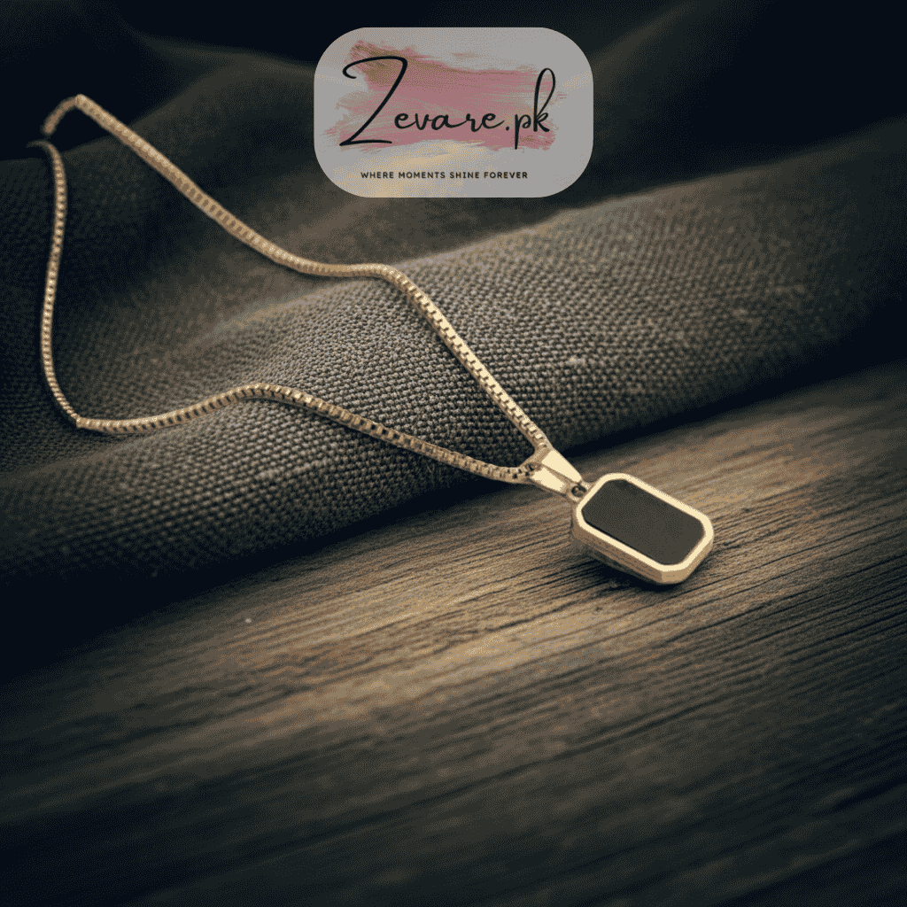Black Chip Necklace – Trendy Necklace Jewellery online pk Zevare.pk