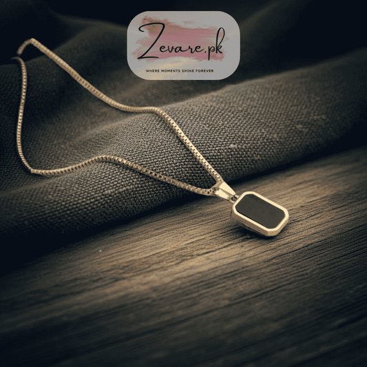 Black Chip Necklace – Trendy Necklace Jewellery online pk Zevare.pk