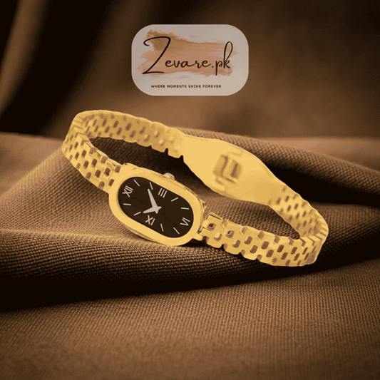 Golden Bracelet Watch – Style That Tells Time Zevare.pk