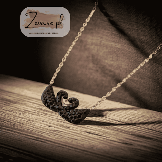 Elegant Double Swan Necklace – Cute, Classy & Full of Charm 🦢 Zevare.pk