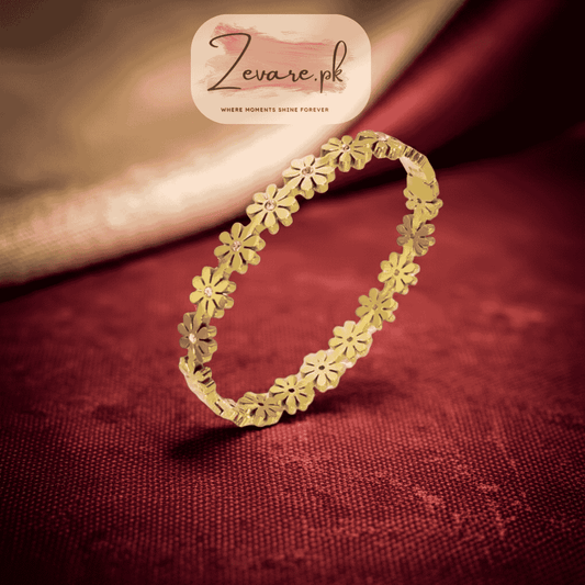 Flower Bangle – Bloom with Every Move Zevare.pk