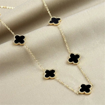 5 Leaf Clover Necklace – A Symbol of Unique Luck & Style Zevare.pk