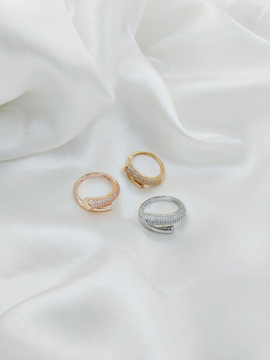 Gold Plated Ring Anguthi- Gold Plated Ring Anguthi | New Arrival- Zevare.pk