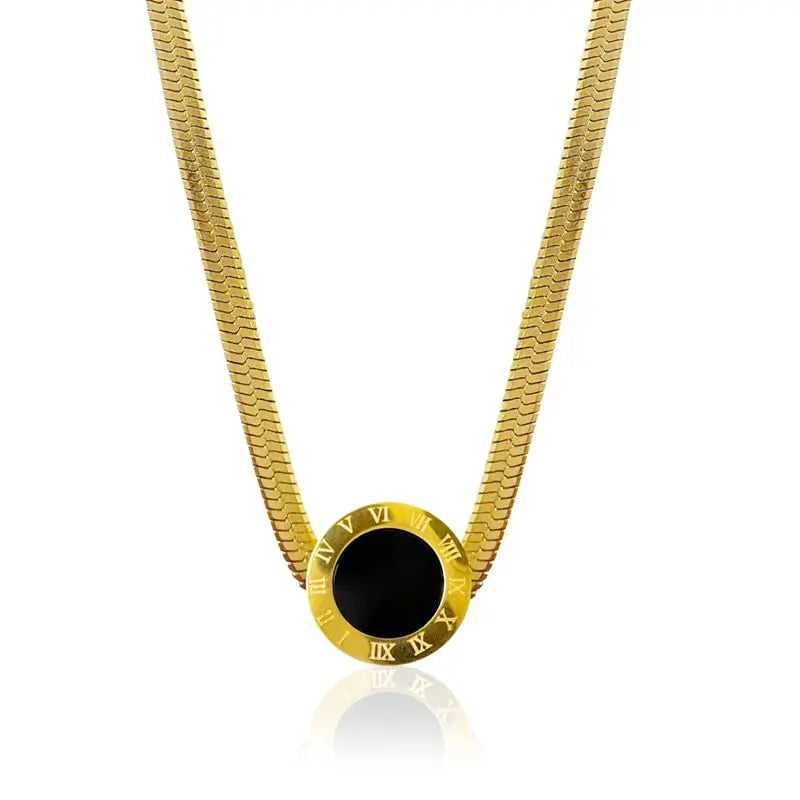 Black Moon Star Necklace – For the Dreamer in You Zevare.pk- Black Moon Star Necklace- Zevare.pk