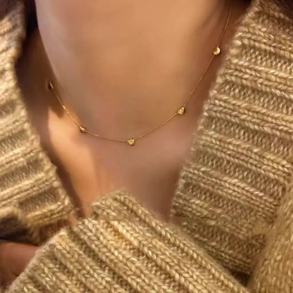7 Heart Necklace – Wear Love in Every Layer Zevare.pk- 7 Heart Necklace- Zevare.pk