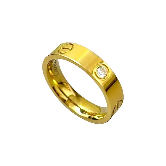 Stainless Steel Cartier Ring – Timeless Elegance, Everyday Shine Zevare.pk