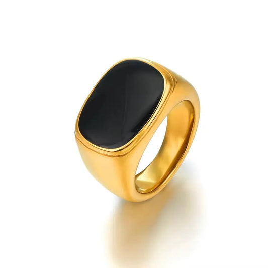 Black & White Charm Ring – Simple, Stylish & Always in Trend Zevare.pk