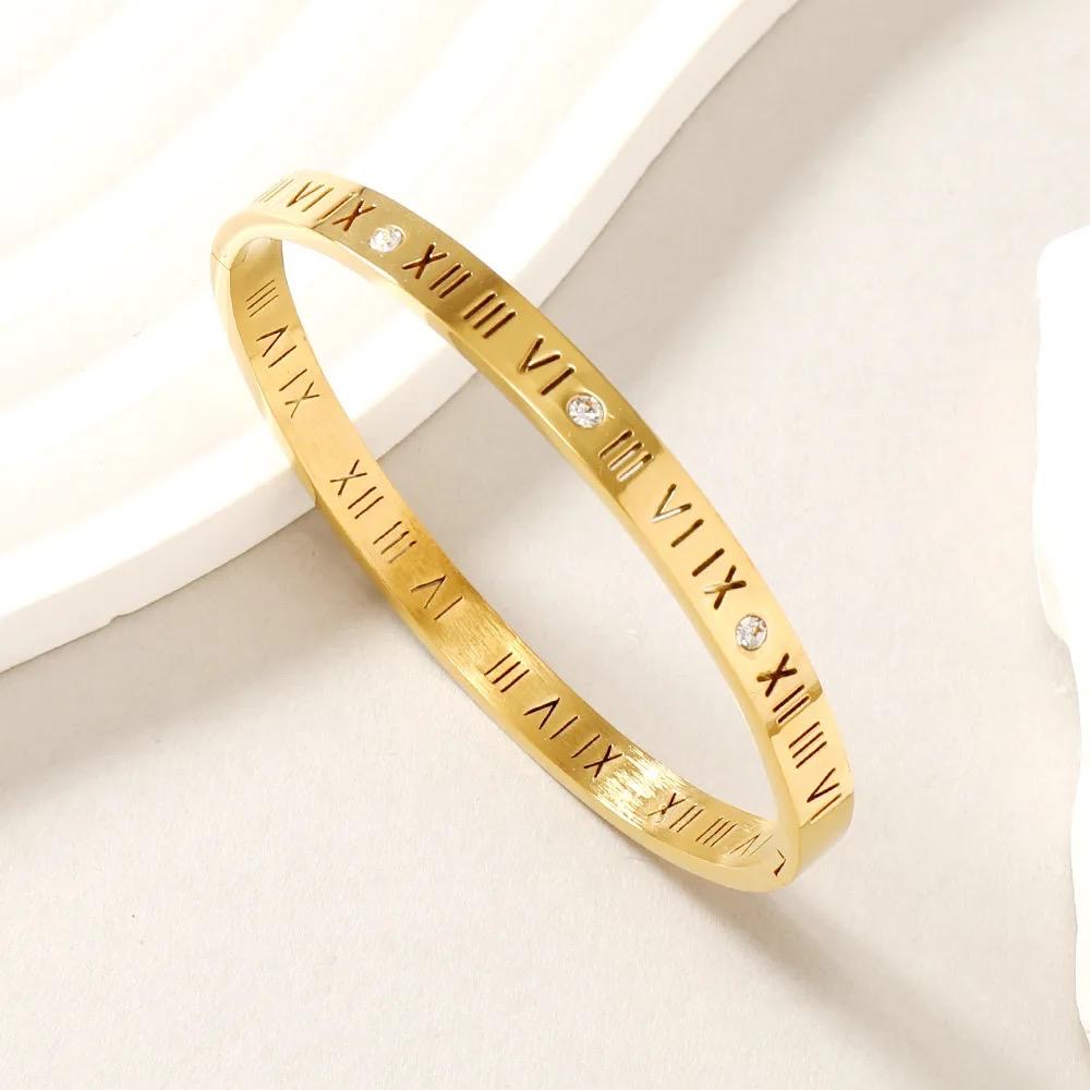 - Numeral Bangle- Zevare.pk